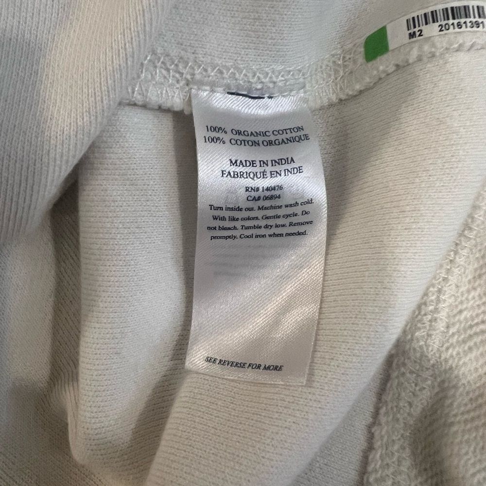 Faherty Biarritz hoodie White/cream Hoodie with Stripes size XXL - Picture 8 of 13